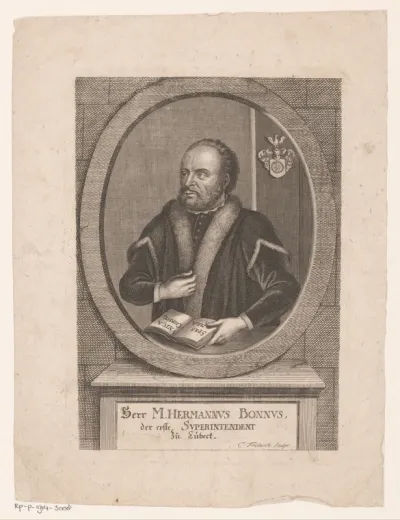 Portret van Hermann Bonnus
