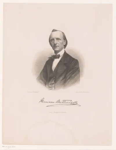 Portret van Hermann Butterweck