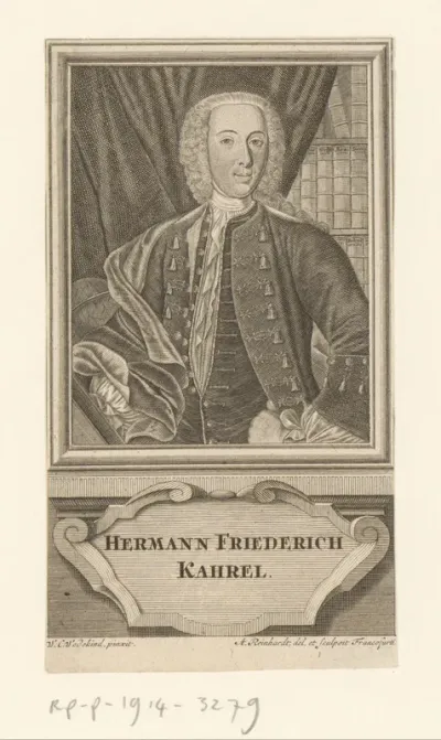 Portret van Hermann Friedrich Kahrel