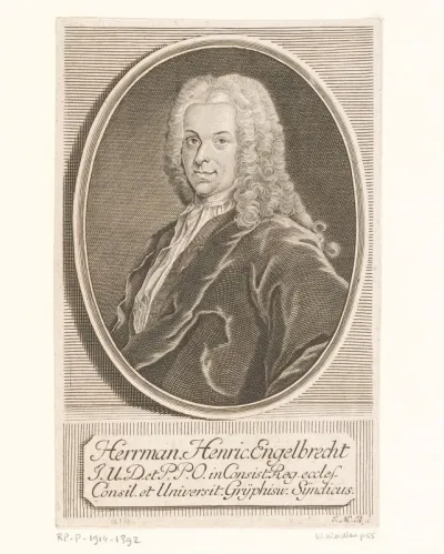 Portret van Hermann Heinrich Engelbrecht