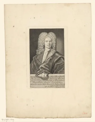 Portret van Hermann Jacob Burchardi