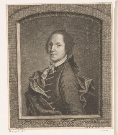 Portret van Hermann Jakob Tyroff