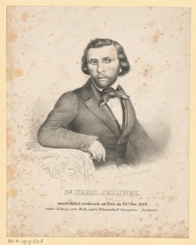 Portret van Hermann Jellinek