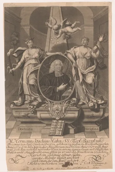 Portret van Hermann Joachim Hahn