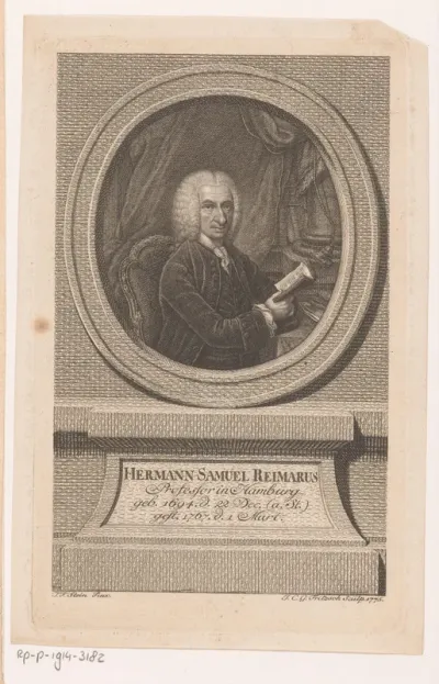 Portret van Hermann Samuel Reimarus