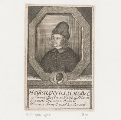 Portret van Hermann Schedel