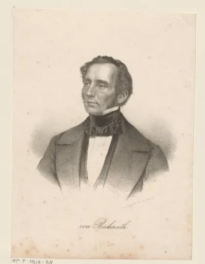 Portret van Hermann von Beckerath