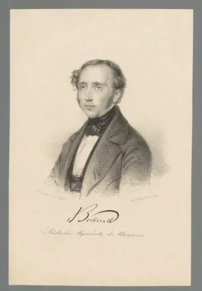 Portret van Hermann von Beckerath