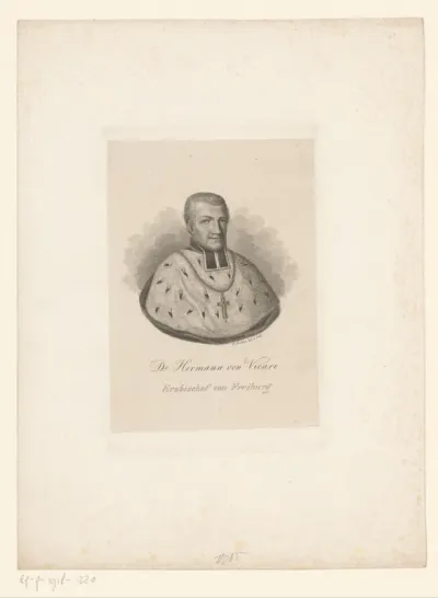 Portret van Hermann von Vicari