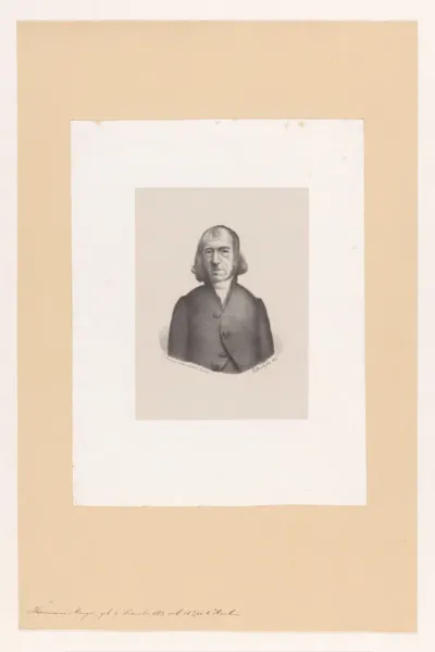 Portret van Hermannus Manger