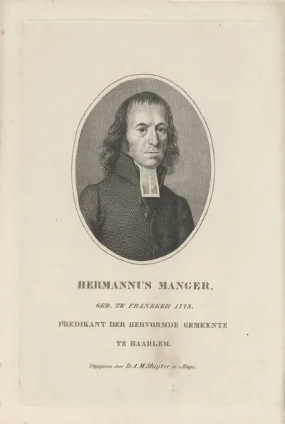 Portret van Hermannus Manger