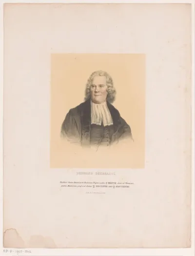 Portret van Hermanus Boerhaave