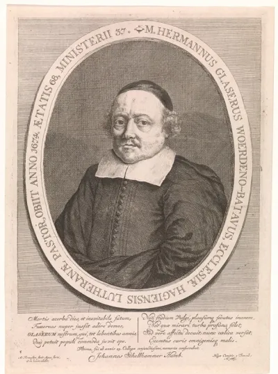 Portret van Hermanus Glaserus