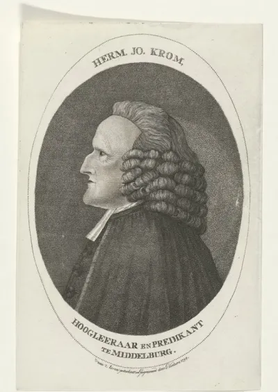 Portret van Hermanus Johannes Krom