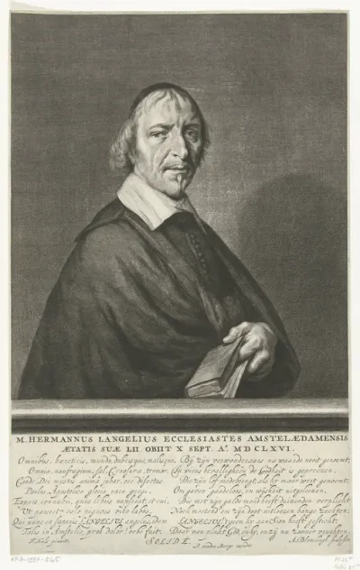 Portret van Hermanus Langelius