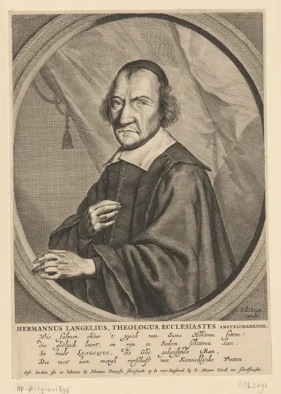 Portret van Hermanus Langelius