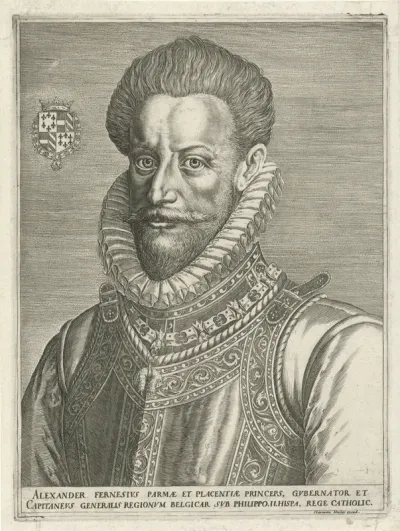Portret van hertog Alessandro Farnese van Parma