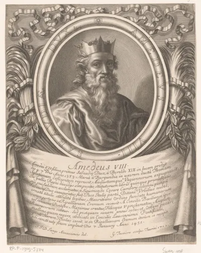 Portret van hertog Amadeus VIII (tegenpaus Felix V)
