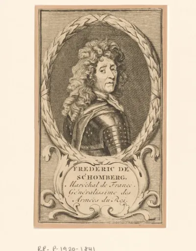 Portret van hertog Frederik van Schomberg
