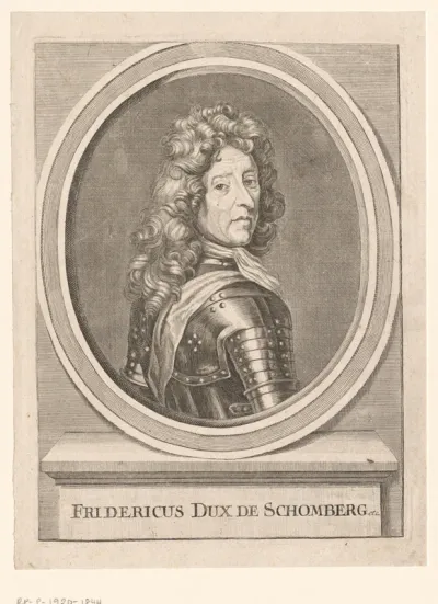 Portret van hertog Frederik van Schomberg