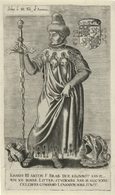 Portret van hertog Jan IV van Brabant