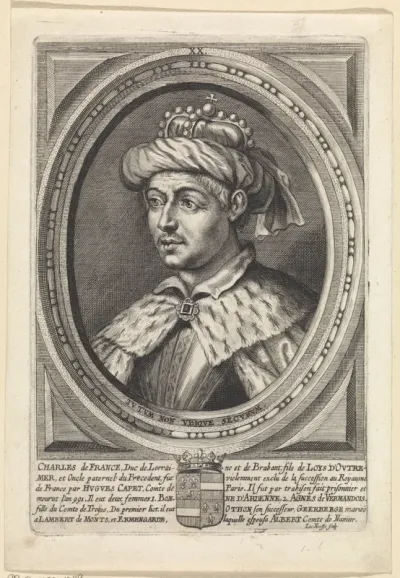 Portret van hertog Karel van Neder-Lotharingen