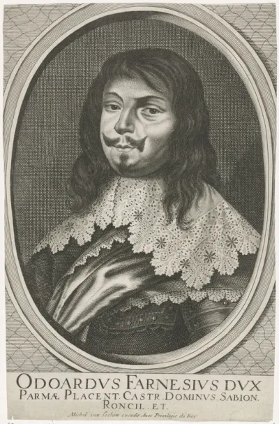 Portret van hertog Odoardo Farnese