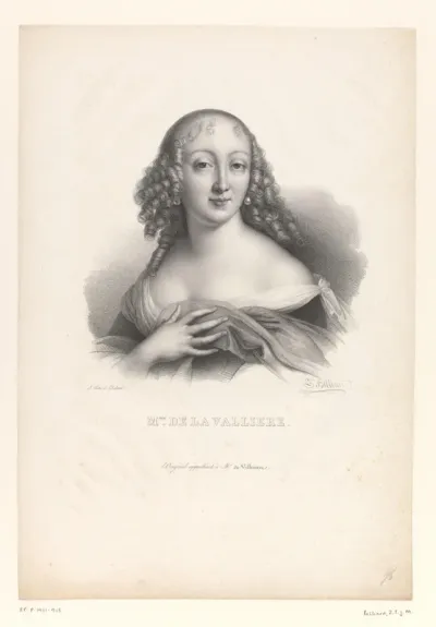 Portret van hertogin Louise de La Vallière