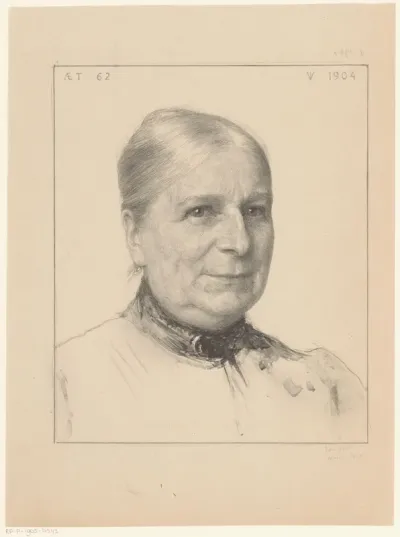 Portret van Hester den Tex-Boissevain