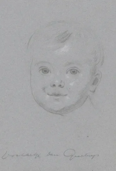 Portret van het dochtertje van Geerlings