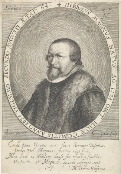 Portret van Hibbaeus Magnus