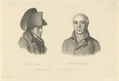Portret van Hidde Heeremiet en Hendrik Berkman