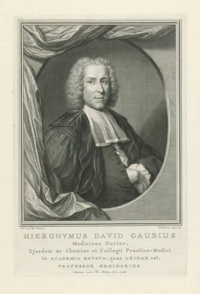 Portret van Hieronymus David Gaubius