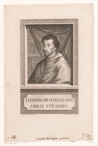 Portret van Hieronymus Hirnheim