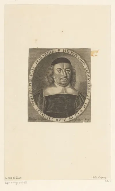 Portret van Hieronymus Kromayer