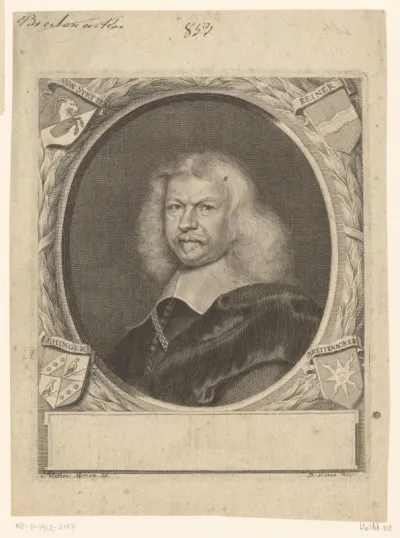 Portret van Hieronymus Petrus von Stetten