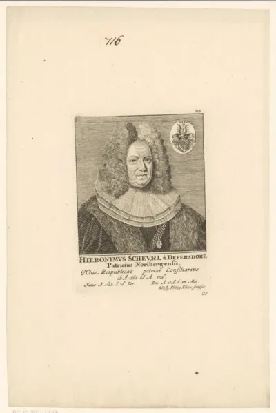 Portret van Hieronymus Scheurl