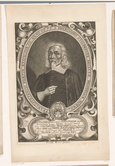Portret van Hieronymus Stalburger