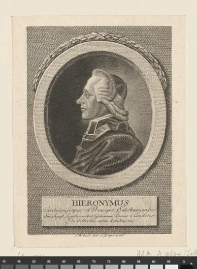 Portret van Hieronymus von Colloredo-Waldsee