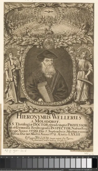 Portret van Hieronymus Weller