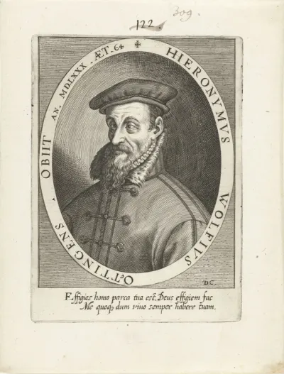 Portret van Hieronymus Wolf