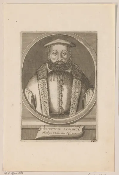 Portret van Hieronymus Zanchius
