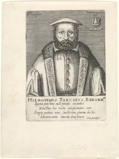 Portret van Hieronymus Zanchius