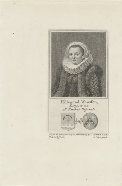 Portret van Hillegonda Wentzen