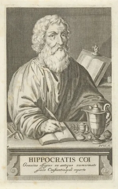 Portret van Hippocrates van Kos