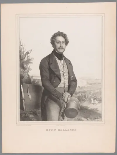 Portret van Hippolyte Bellangé