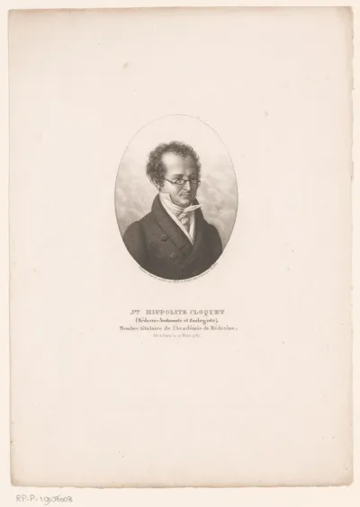 Portret van Hippolyte Cloquet