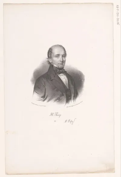 Portret van Hippolyte Passy