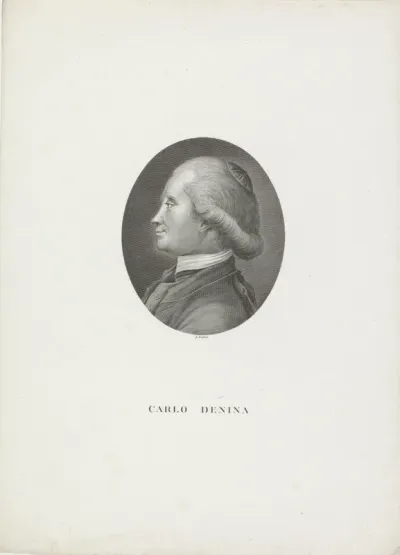 Portret van historicus Carlo Denina