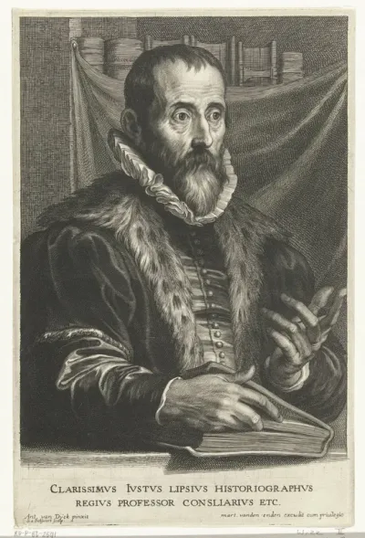 Portret van historicus Justus Lipsius